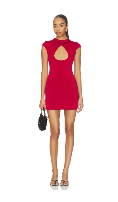 Tiger Mist Mills Dress In Red