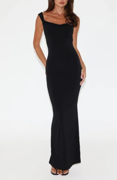 Tiger Mist Morana Evening Dress In Black