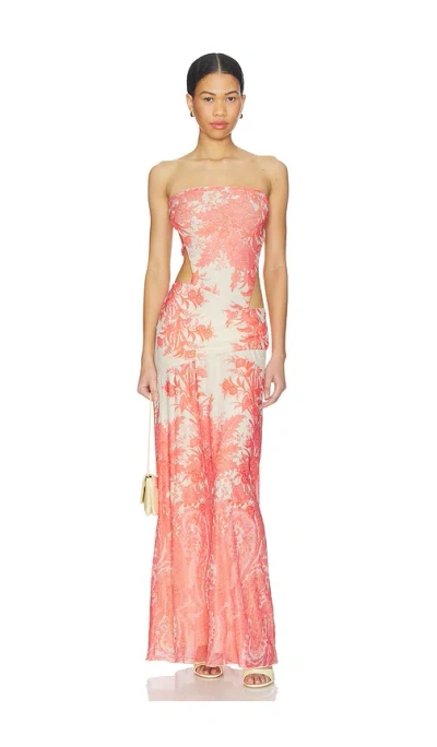 Tiger Mist Poppi Maxi Dress In Pink