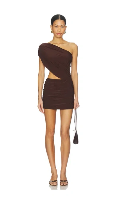 Tiger Mist Ryland Mini Dress In Brown