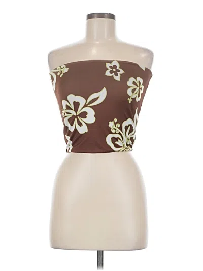 Pre-owned Tiger Mist Sleeveless Blouse In Brown