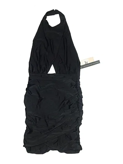 Pre-owned Tiger Mist Sleeveless Top Black Halter Neckline Tops