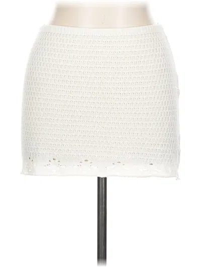 Pre-owned Tiger Mist Sleeveless Top Ivory Strapless Neckline Tops In White