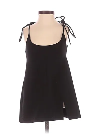 Pre-owned Tiger Mist Tank Top Black Halter Neckline Tops