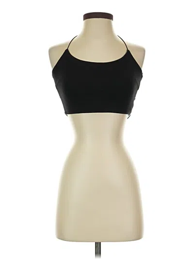 Pre-owned Tiger Mist Tank Top Black Halter Neckline Tops