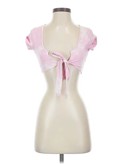 Pre-owned Tiger Mist Tank Top Pink Sweetheart Neckline Tops