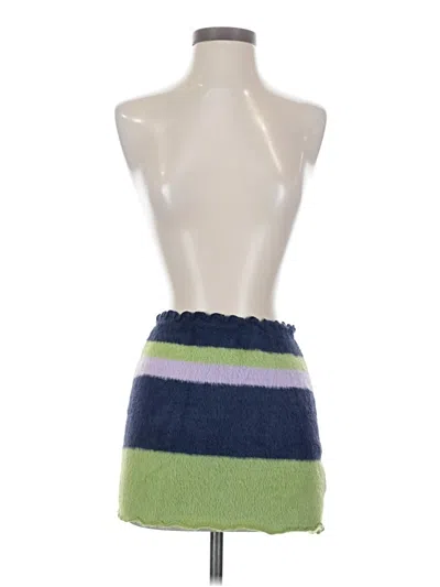 Pre-owned Tiger Mist Tube Top Green Strapless Neckline Tops