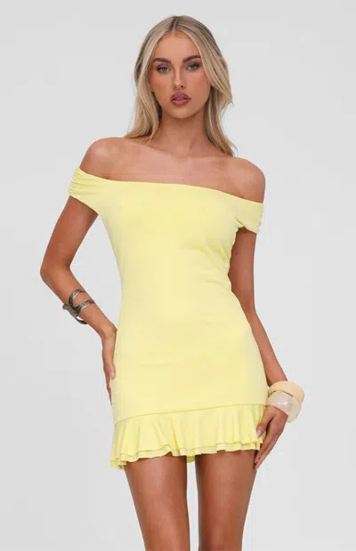 Tiger Mist Women's Clia Mini Dress In Yellow In Multi