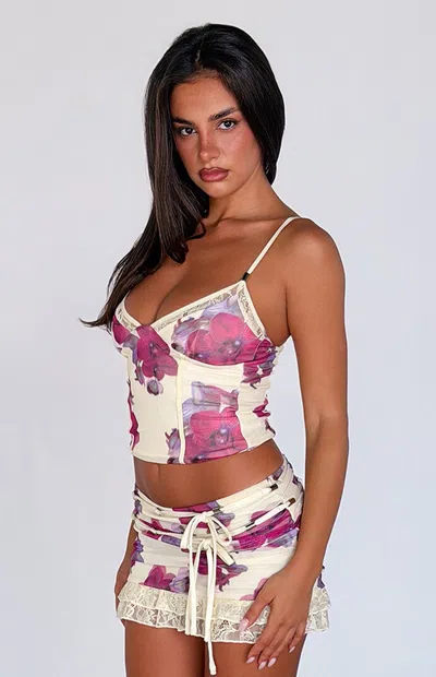Tiger Mist Women's Lilah Panel Tank Top In Brown
