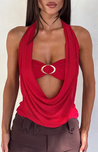 Tiger Mist Women's Makena Two-piece Top In Red