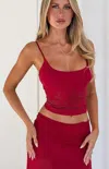 Tiger Mist Octavia Top In Red