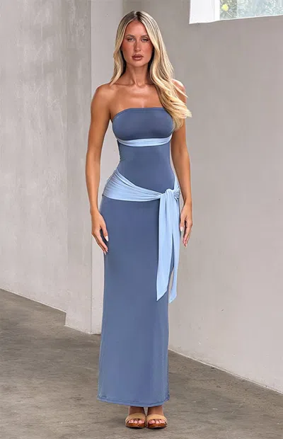 Tiger Mist Women's Tove Strapless Maxi Dress In Blue