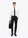 Tiger Of Sweden Adley C Cutaway Collar Shirt In 090 Pure White
