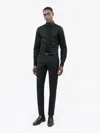 Tiger Of Sweden Adley C Cutaway Collar Shirt In Black