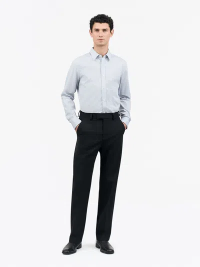 TIGER OF SWEDEN ADLEY POINTED STAND-UP COLLAR SHIRT 