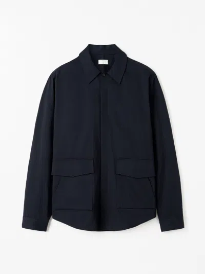 Tiger Of Sweden Alberio Pp Tailored Overshirt In Black