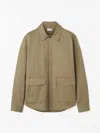 Tiger Of Sweden Alberio Pp Tailored Overshirt In Beige