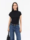 Tiger Of Sweden Alitta Cap-sleeve Top In Black