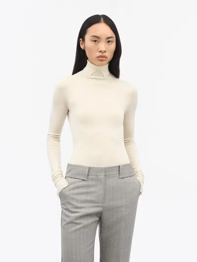 Tiger Of Sweden Aminha Merino Pullover In Brown