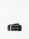 Tiger Of Sweden Asenby Belt In Black