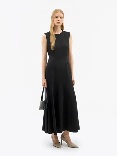 Asta Sculptural Wool Dress In Black from Tiger of Sweden