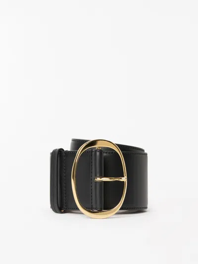 Tiger Of Sweden Azra Vachetta Leather Belt In Black