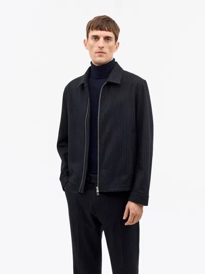 Tiger Of Sweden Barnaby C Pinstripe Shirt Jacket