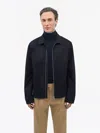 Tiger Of Sweden Barnaby C Zip Shirt Jacket In Blue