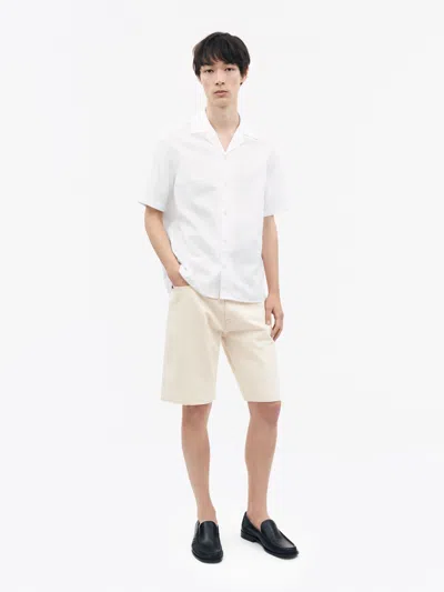 Tiger Of Sweden Bekkett Shirt In 090 Pure White