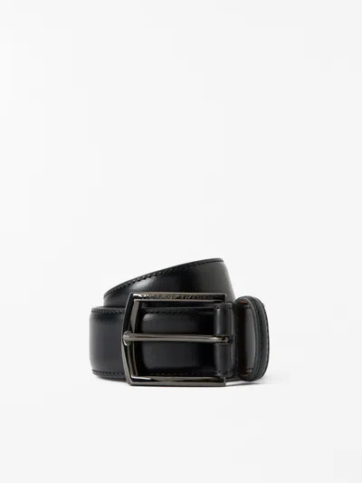 Tiger Of Sweden Bergstrom Belt In Black