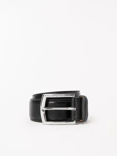 Tiger Of Sweden Bergstrom Leather  Belt In Black