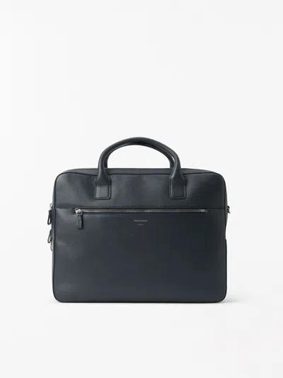 Tiger Of Sweden Beridare Double-zip Briefcase In Blue