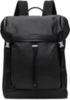 Tiger Of Sweden Black Baha Backpack In 050-black