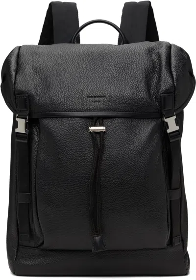 Tiger Of Sweden Black Baha Backpack In 050-black