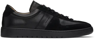 Tiger Of Sweden Black Bellicu Sneakers In 050-black