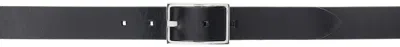 Tiger Of Sweden Black Canalis Belt In 050-black