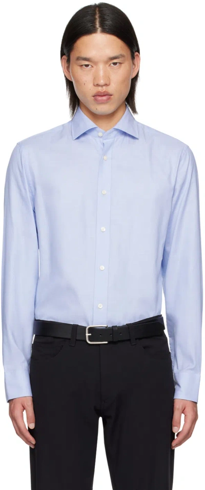 Tiger Of Sweden Blue Adley C Shirt In 200-light Blue
