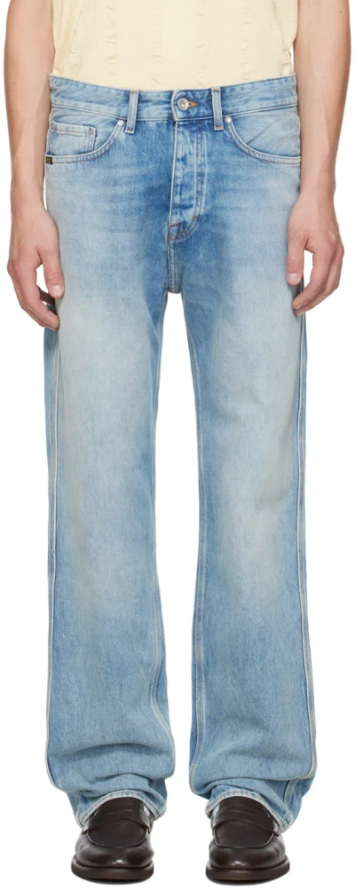 Tiger Of Sweden Blue Alec Jeans In 222-dust Blue