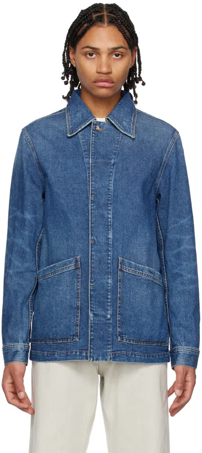 Tiger Of Sweden Blue Ceilo Denim Jacket In 21f-medium Blue