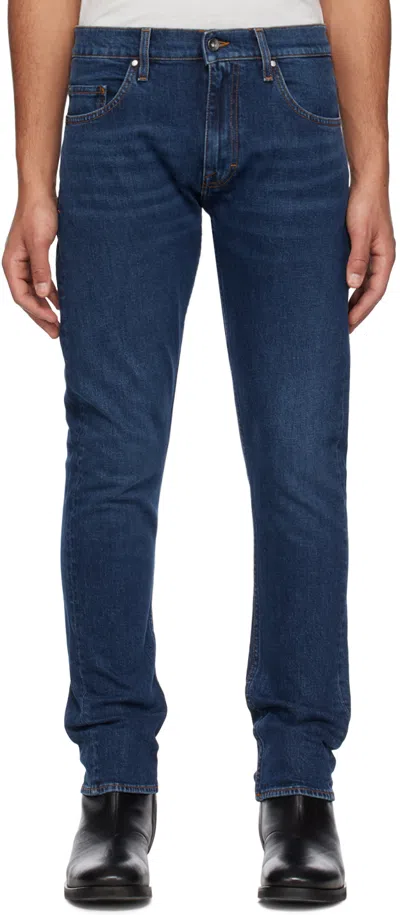 Tiger Of Sweden Blue Pistolero Jeans In 25d-royal Blue