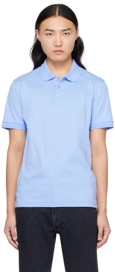 Tiger Of Sweden Blue Riose Polo In 21e-heaven