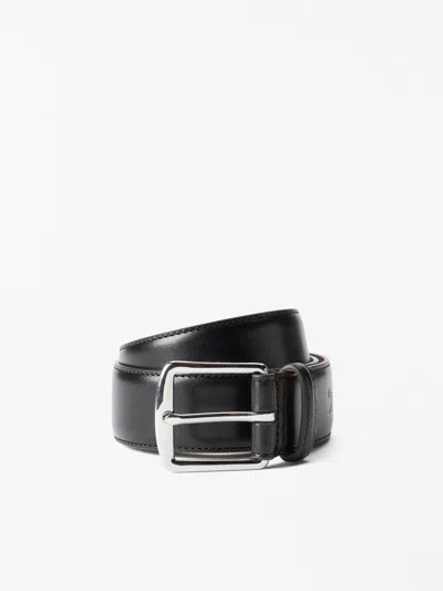 Tiger Of Sweden Borgholm Belt In Black