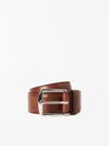 Tiger Of Sweden Borgholm Polished Leather Belt