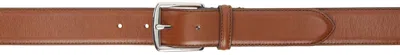 Tiger Of Sweden Brown Borgholm Belt In 12s_cognac