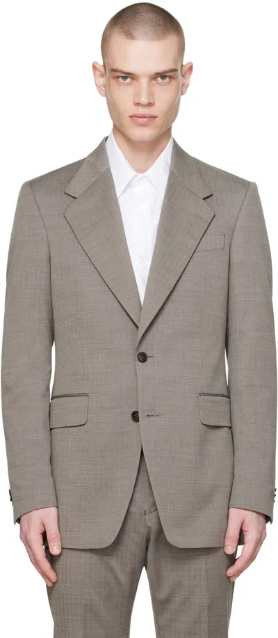 Tiger Of Sweden Brown Jazon Blazer In 16l-putty Beige