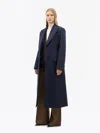 Tiger Of Sweden Camden Swedish Wool Coat In Blue