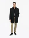 Tiger Of Sweden Cane Cotton Car Coat In Black