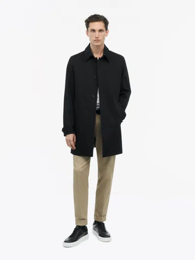 Tiger Of Sweden Cane Cotton Car Coat In Black