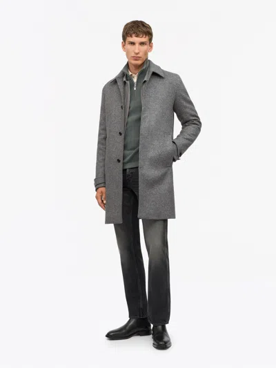 Tiger Of Sweden Cane Recycled Wool Coat In Gray