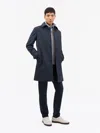 Tiger Of Sweden Cane T Mid-thigh Coat In Blue